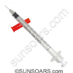 U-40 -Insulin Syringe with Attached Needle
