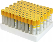 Clot Activator and Gel - glass vacuum blood collection tube.