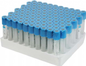 Clot Activator - 1.0mL x 13 x 75 mm, CGR plastic vacuum blood collection tube.  