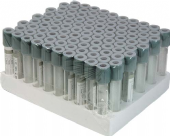 Fluoride Oxalate - plastic vacuum blood collection tube.