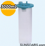Suction liner bag 2N 3000mL with filter  